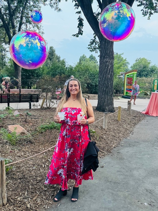 Japna Dresses & Skirts - Bright Floral Strapless Maxi Dress